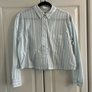 Everlane Silky Cotton Way-Short Shirt Sz Medium